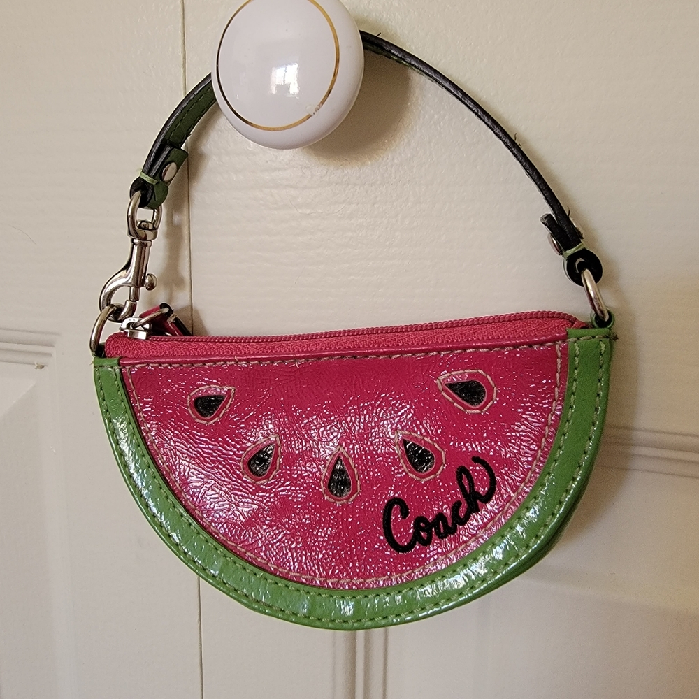 Mini Watermelon Coach Coin Bag